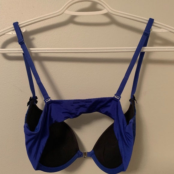 Blue and black bra - Picture 4 of 4